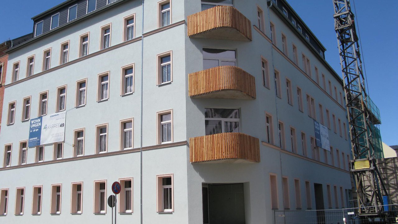 Hausansicht Ladeneingang
