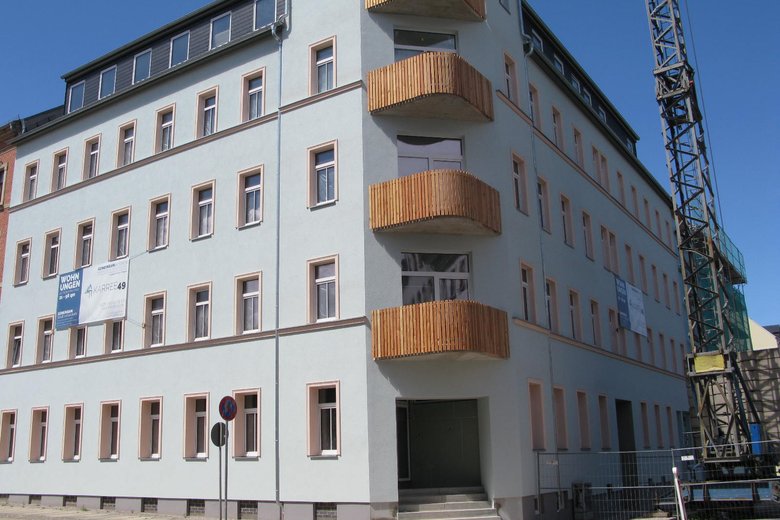 Hausansicht Ladeneingang