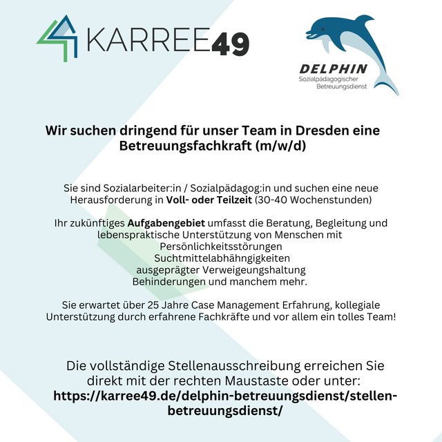 Stellenausschreibung Dresden