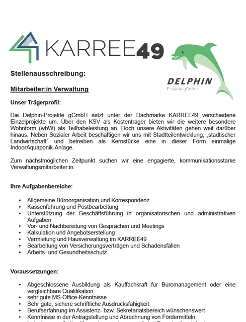 Stellenausschreibung Chemnitz